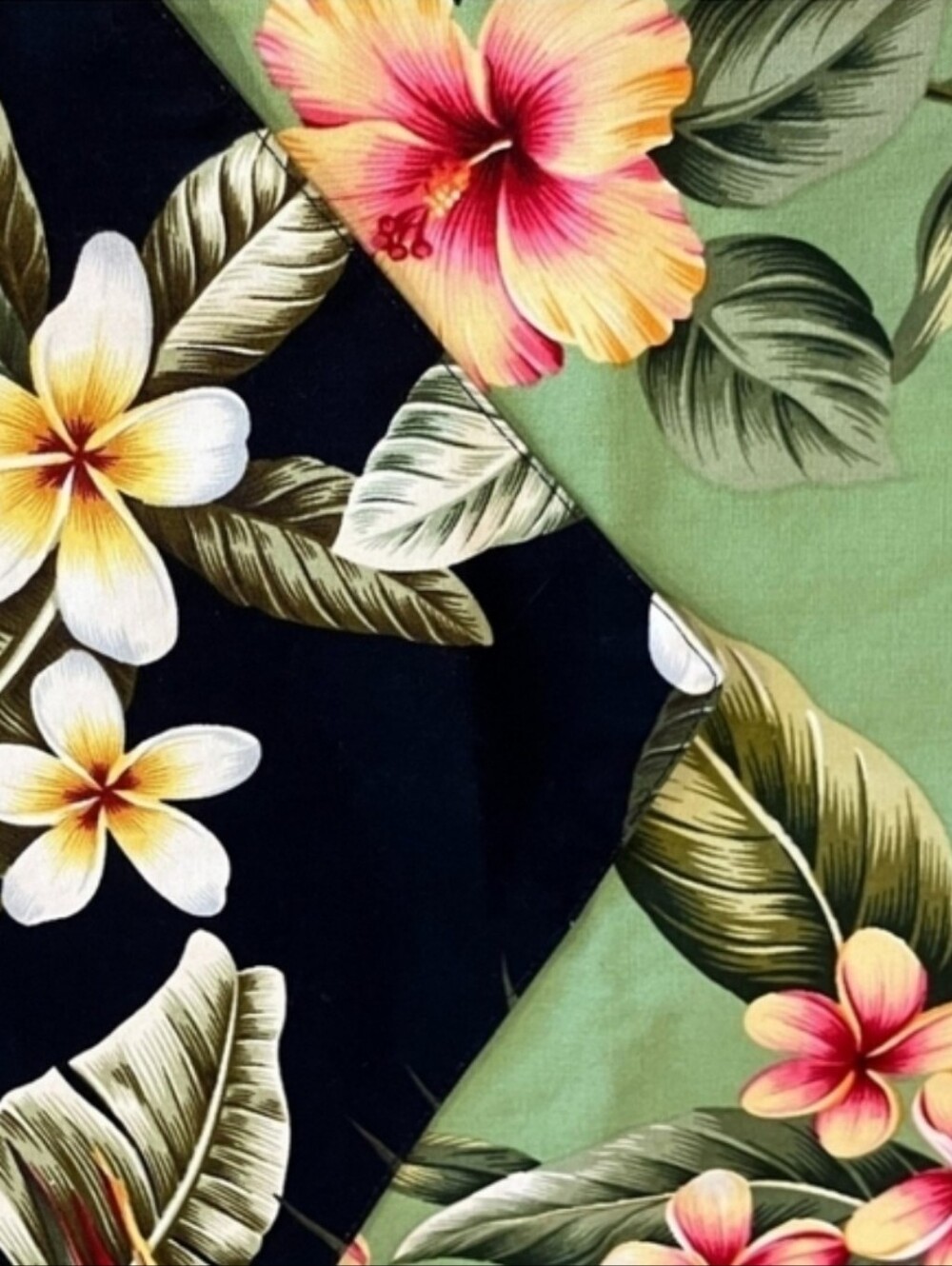 REVERSIBLE Tropical Placemat & Runner Set